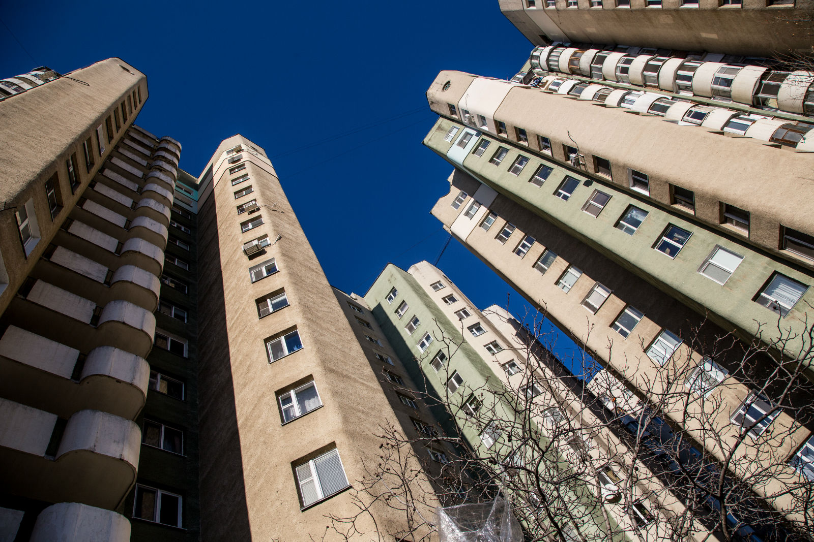 Apartment buildings in Chișinău